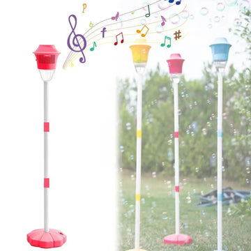 ✨ One-Button Bubble Machine – LED Lights, Day & Night Fun, for Kids & Parties ☃